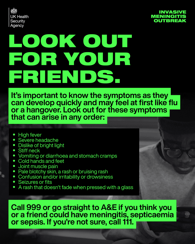 Meningitis and Septicaemia